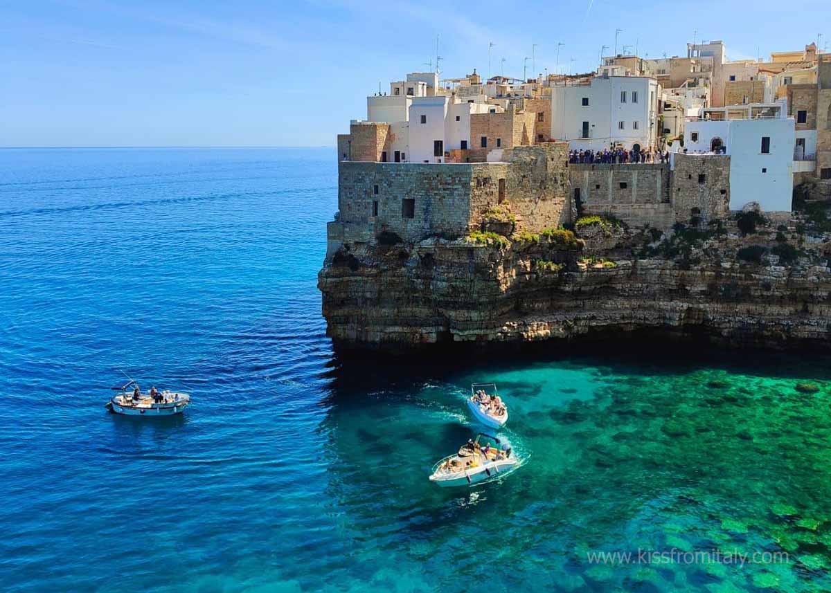 Lama Monachile during Polignano Boat Tour