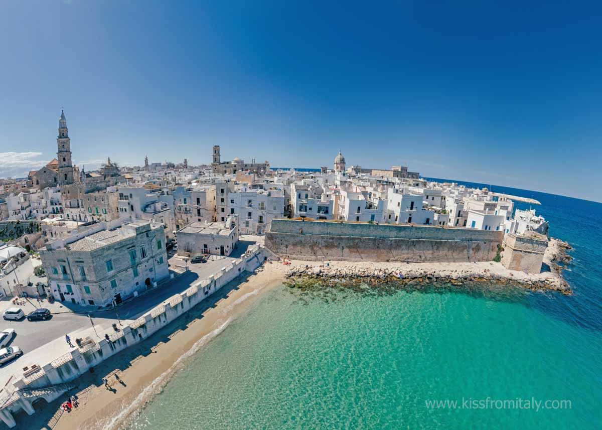 Town of Monopoli in Apulia region starting point of boat tours